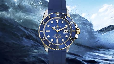 rolex submariner leather band light blue|2023 rolex submariner blue dial.